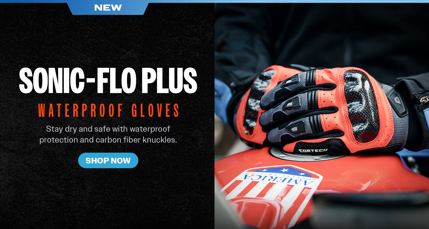 New Cortech Sonic-Flo Plus Waterproof Gloves